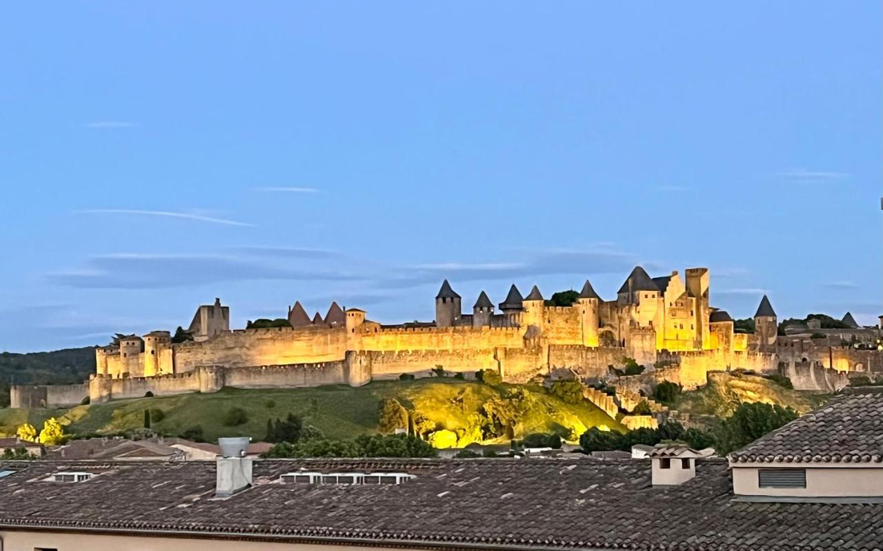 Appartement L'Oliveraie - La Cite Plein Les Yeux Carcassonne Luaran gambar