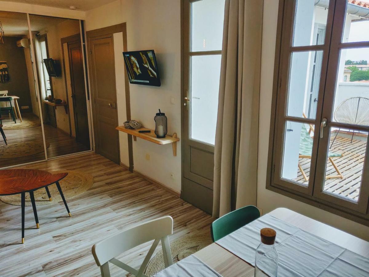 Appartement L'Oliveraie - La Cite Plein Les Yeux Carcassonne Luaran gambar