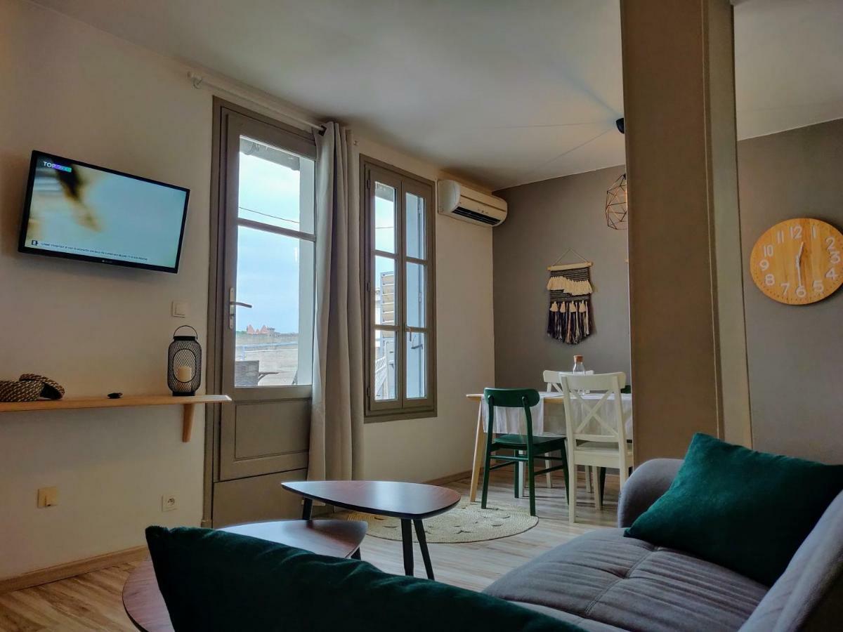 Appartement L'Oliveraie - La Cite Plein Les Yeux Carcassonne Luaran gambar