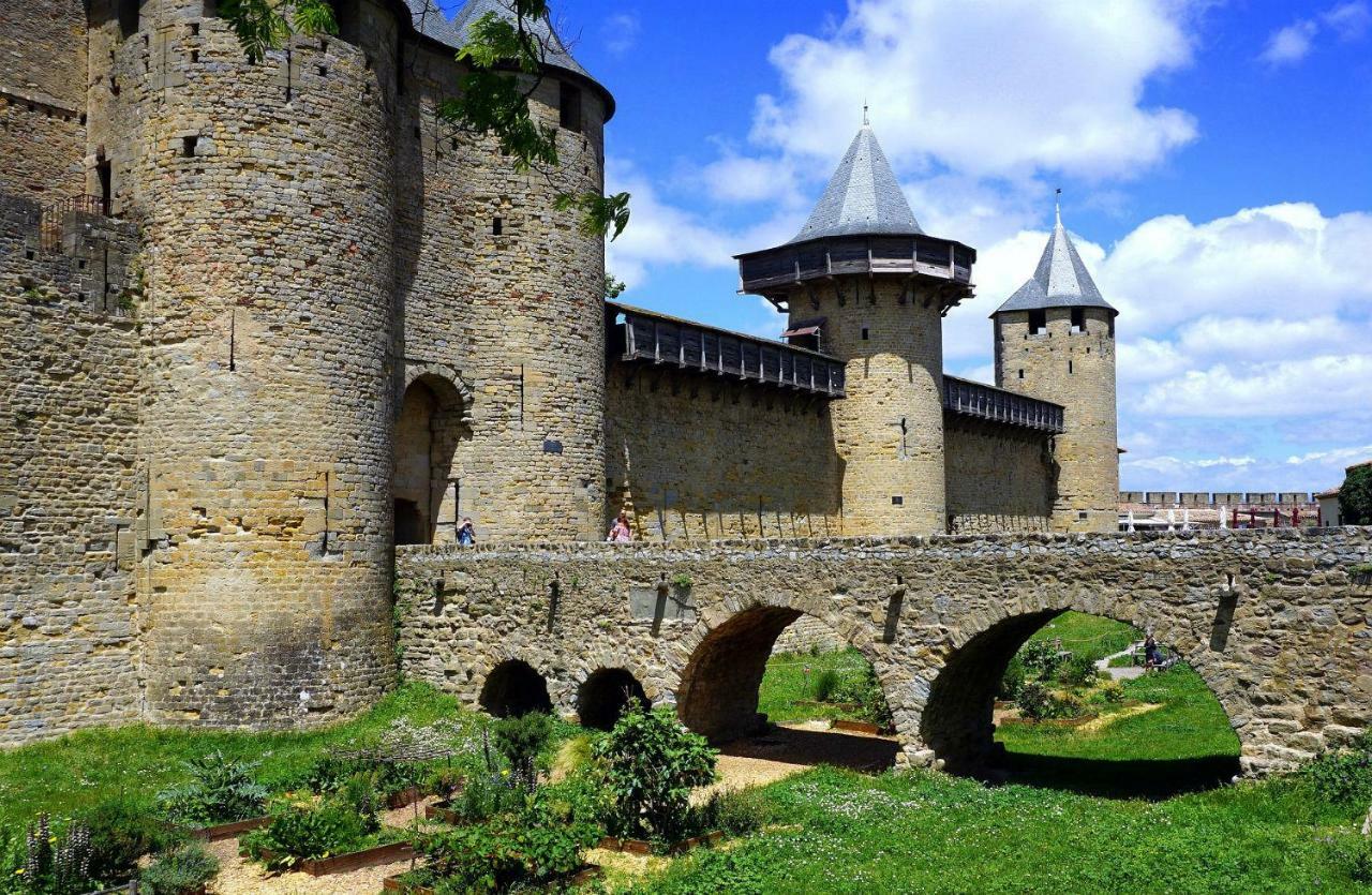Appartement L'Oliveraie - La Cite Plein Les Yeux Carcassonne Luaran gambar